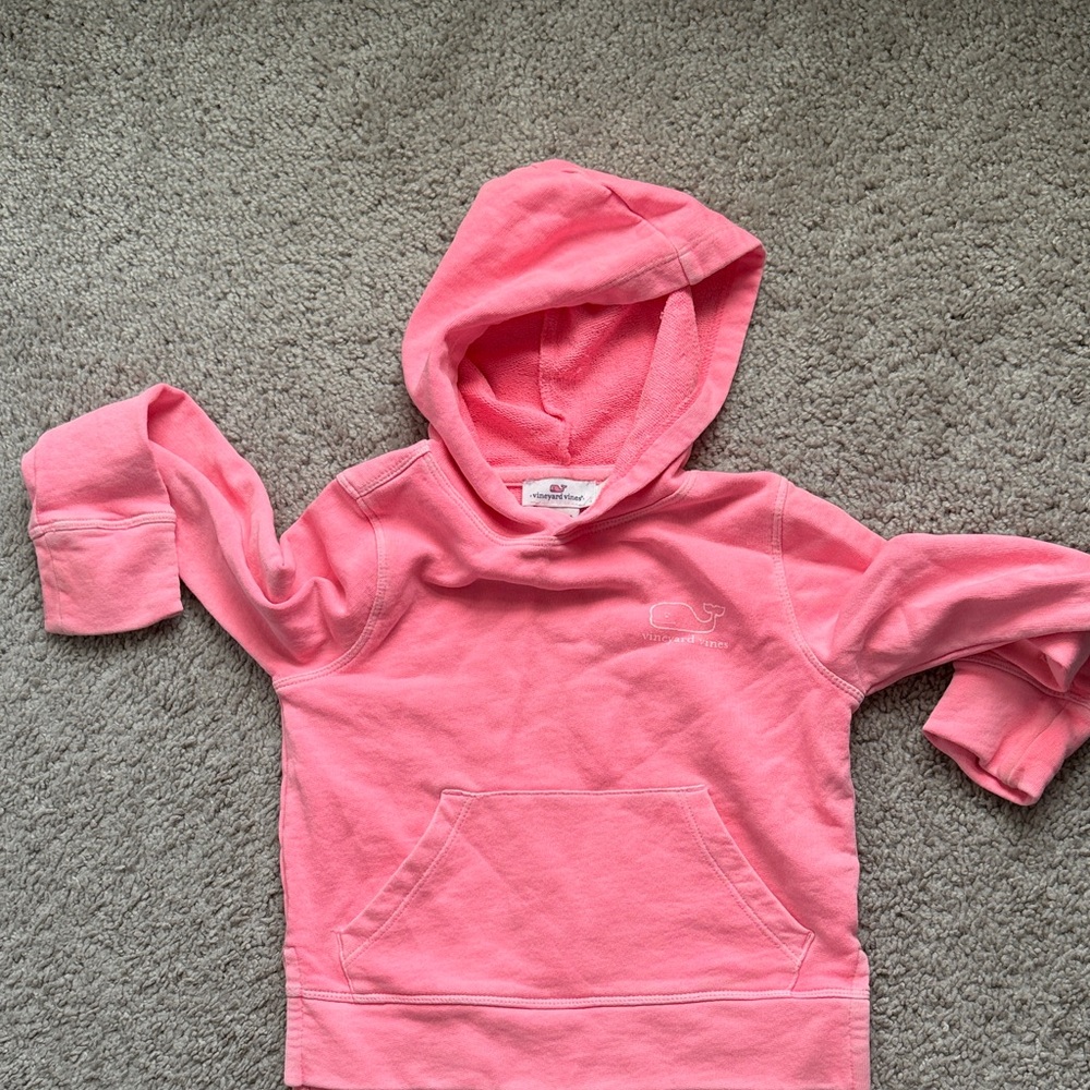 Vineyard Vines Bright Pink Kids Hoodie